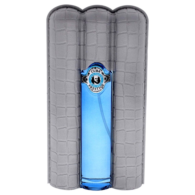 Cuba Original by Parfums Des Champs Prestige Platinum by Cuba, 3 oz Eau De Toilette Spray for Men (CUBPRPM0009002) - Image 2