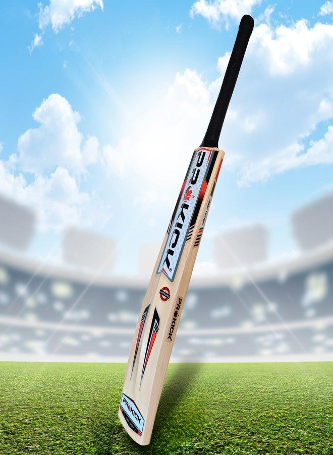 Prokick Stealth Top-Grade Kashmir Willow Cricket Bat|Extra Premium Grip|Ready to Play|Full Size Bat (Suitable for Both Leather Ball and Hard Tennis Ball, Playing Style : All-Round, Short Handle Mens) - Image 5