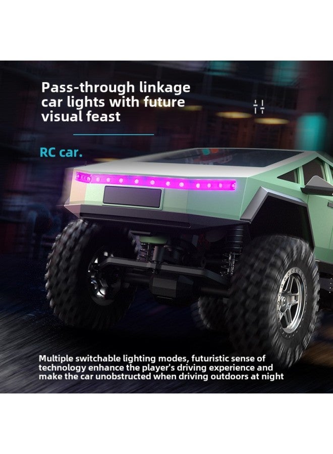 Beauenty JJRC Tesla Big Foot Off-road Four-wheel Drive Remote Control Car Wireless Charging Children's Toy Manufacturers Supply Wholesale-Color:Silver - Image 2