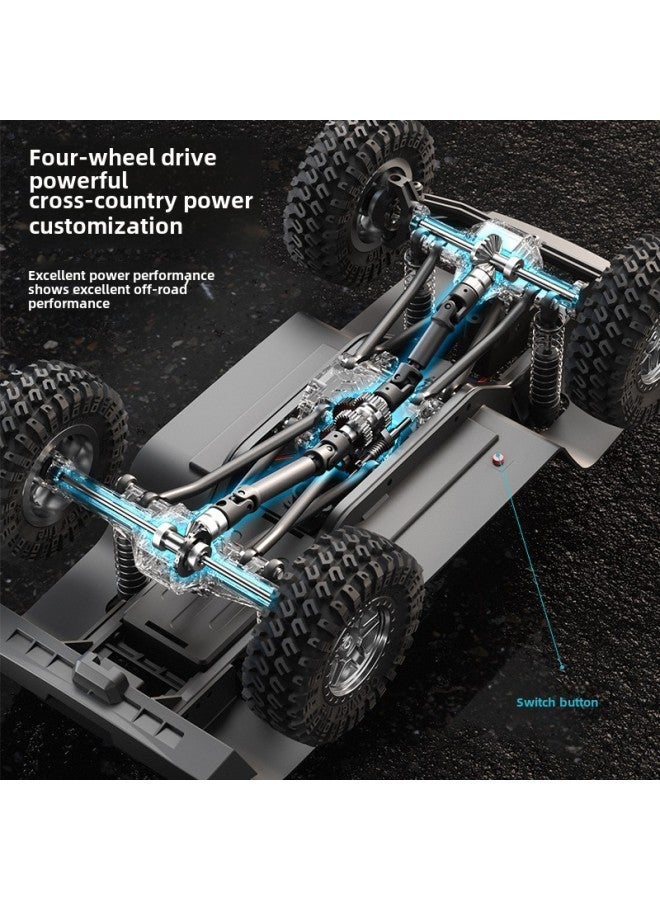 Beauenty JJRC Tesla Big Foot Off-road Four-wheel Drive Remote Control Car Wireless Charging Children's Toy Manufacturers Supply Wholesale-Color:Silver - Image 3