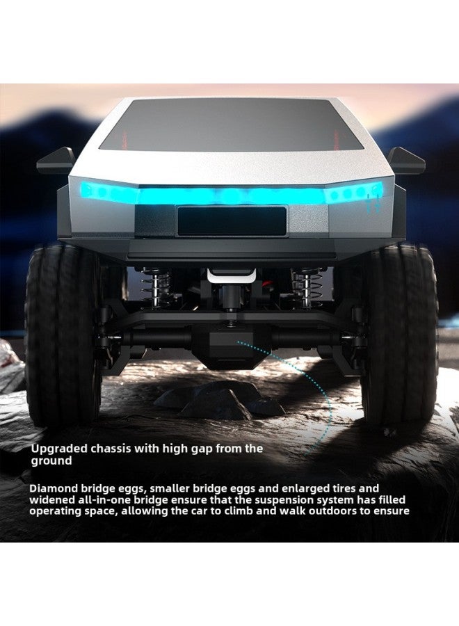 Beauenty JJRC Tesla Big Foot Off-road Four-wheel Drive Remote Control Car Wireless Charging Children's Toy Manufacturers Supply Wholesale-Color:Silver - Image 5