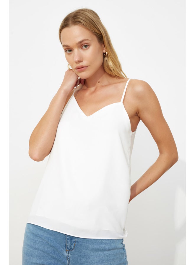 trendyol Woman Blouse Ecru  - Image 2