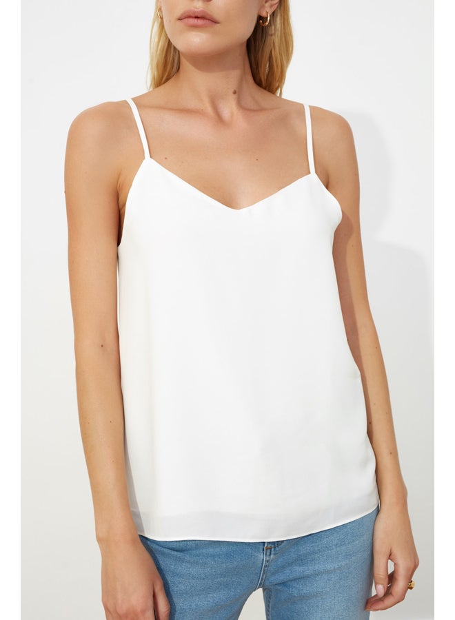 trendyol Woman Blouse Ecru  - Image 4