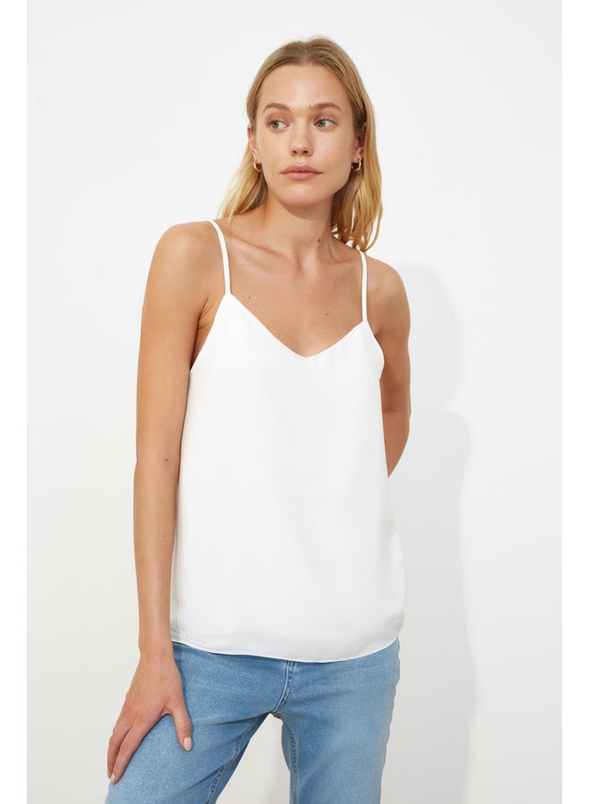 trendyol Woman Blouse Ecru  - Image 1