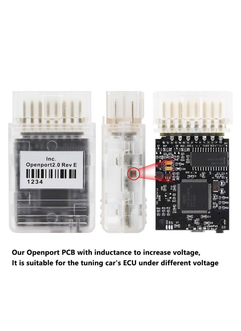 Generic - Full Chip Openport 2.0 ECU FLASH open port 2 0 Auto Chip Tuning OBD 2 OBD2 Car Diagnostic Tool For Mercedes-Benz J2534 Scanner - Image 1