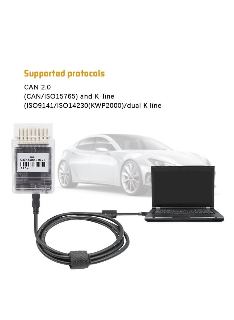 Generic - Full Chip Openport 2.0 ECU FLASH open port 2 0 Auto Chip Tuning OBD 2 OBD2 Car Diagnostic Tool For Mercedes-Benz J2534 Scanner - Image 1