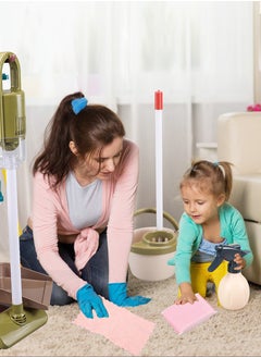 Toyzey Realistic Children's Cleaning Playset - 23PC Montessori Toy Kit with Functional Bucket, Vacuum Cleaner & Accessories | Saudi-Age Appropriate Roleplay Toy | Perfect Gift for Hygiene Learning  - Image 3