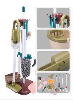 Toyzey Realistic Children's Cleaning Playset - 23PC Montessori Toy Kit with Functional Bucket, Vacuum Cleaner & Accessories | Saudi-Age Appropriate Roleplay Toy | Perfect Gift for Hygiene Learning  - Image 5