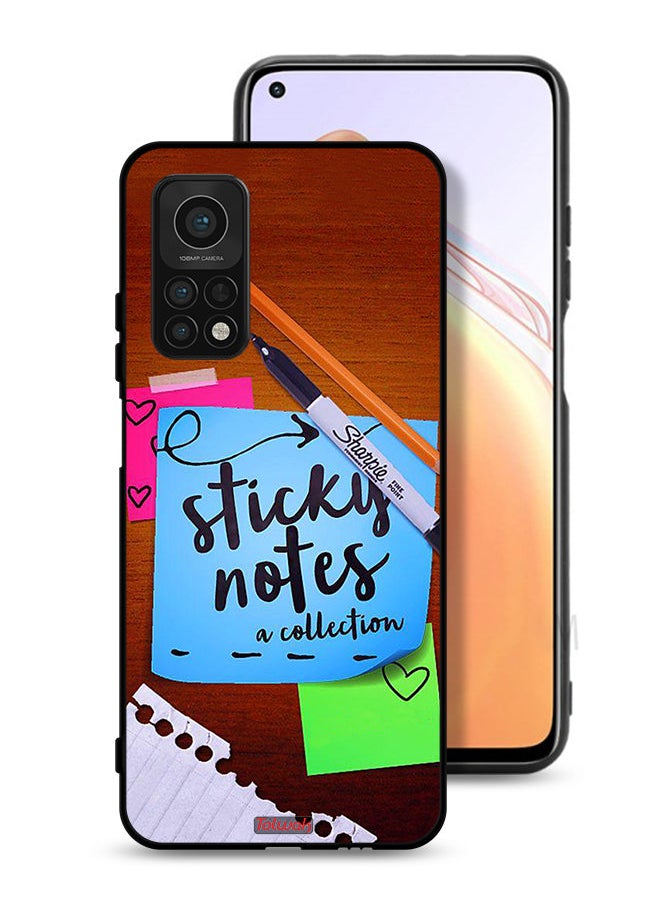 Tolwak Xiaomi Mi 10T Pro 5G Protective Case Cover Sticky Notes  - Image 1