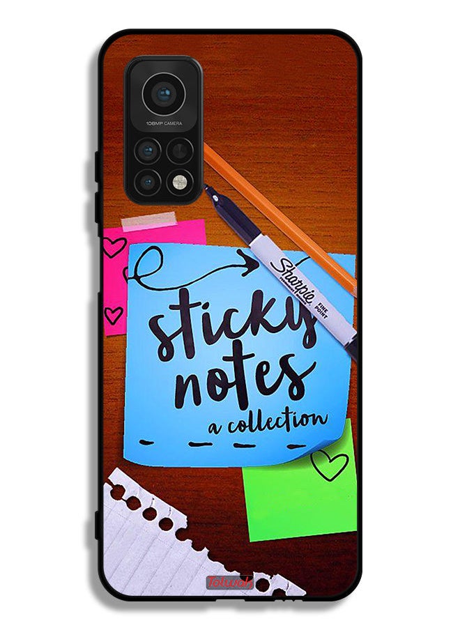 Tolwak Xiaomi Mi 10T Pro 5G Protective Case Cover Sticky Notes  - Image 2
