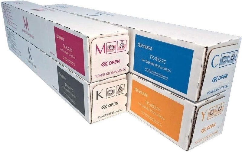 Kyocera TK8527 OEM Toner Set BCMY