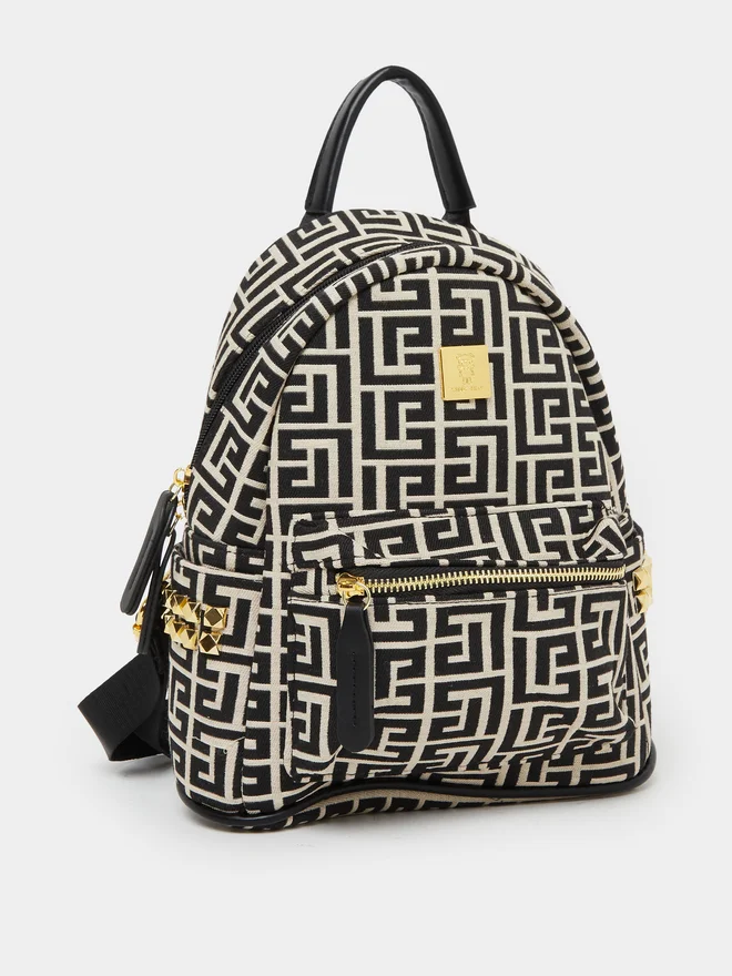 ستايلي Styli Printed Backpack with Zip Closure
