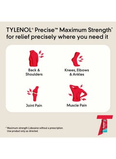TYLENOL Precise Cooling Pain Relieving Cream, Maximum Strength 4% Lidocaine & 1% Menthol Cream for Joint Pain, Fast-Acting, Penetrating Pain Relieving Cream, Light Scent, 4oz  - Image 2