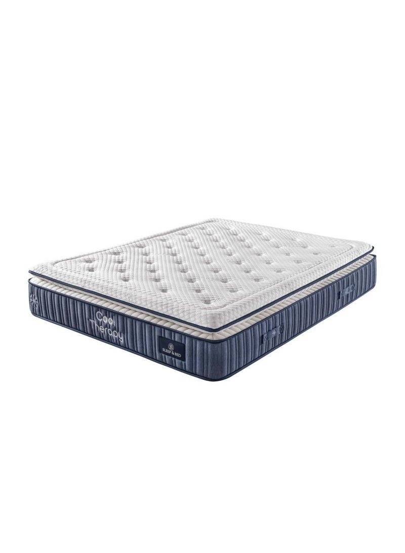 أمسى مرتبة كول ثيرابي بارتفاع 31 سم – طبقة لباد مريحة، إسفنج عالي الكثافة، نظام تهوية متطور، دعم مثالي للظهر، تغليف مضغوط لسهولة النقل - Image 1