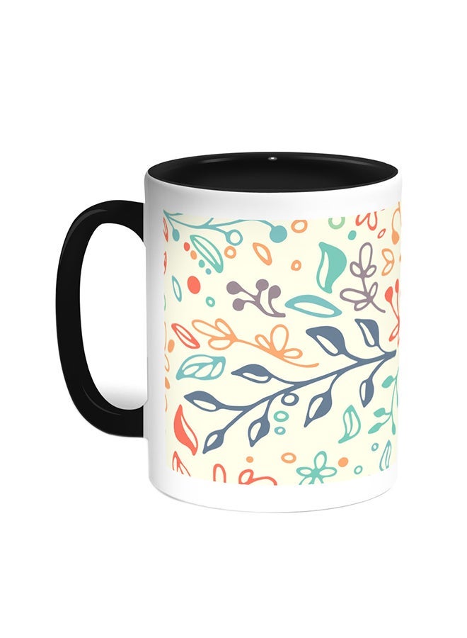 RYN Decorative - Tree Paper Printed Coffee Mug Black/White 11ounce