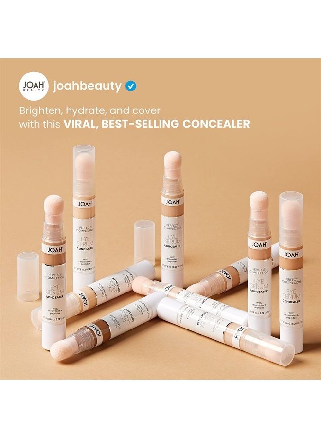 JOAH Perfect Complexion Under Eye Concealer and Serum, Korean Makeup, Hydrating Under Eye Serum Concealer Stick for Dark Circles and Puffiness, Peptide Serum with Medium Coverage - Image 3