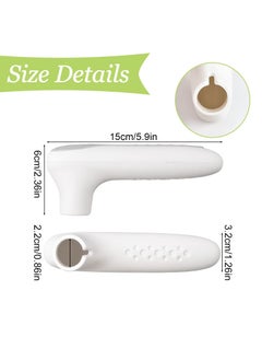 Y&D SYOSI 2 Pcs Silicone Door Handle Covers, Glove Anti-Static Safety Knob, Baby Equipment Kids Knob Cover for Flat Square  - Image 2