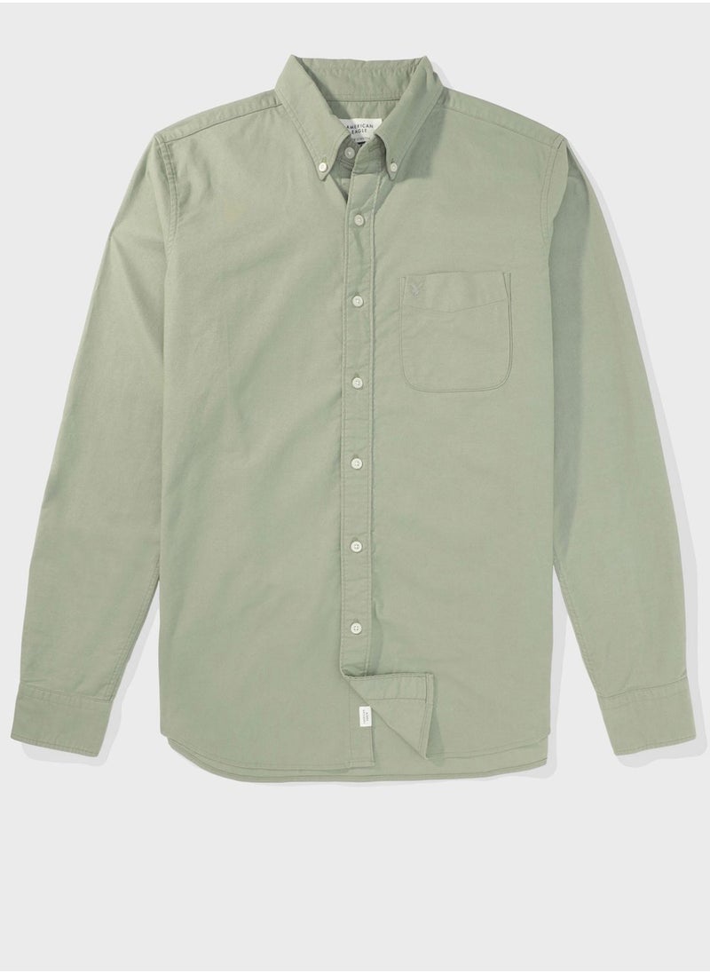 American Eagle - Button Down Slim Fit Shirt - Image 1