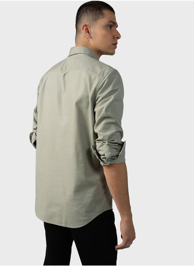 American Eagle - Button Down Slim Fit Shirt - Image 1