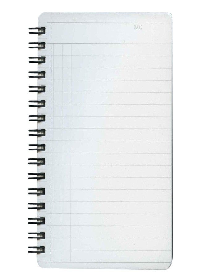 Maruman Mnemosyne Memo Pad, Notebook, Perforated Pages & Wire-Bound to Lay Flat, Black, Made in Japan, A6, 5.83" x 4.49", 80 Sheets / 160 Pages, 7mm Special Ruled Notebook - Image 2