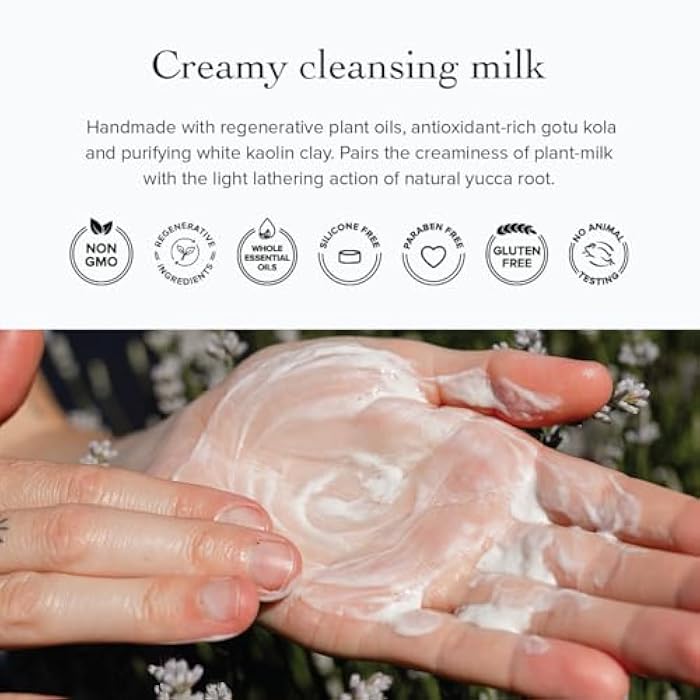 evanhealy Rose Cleansing Milk | Natural Distilled Plant Hydrosols & Essential Oils | Gentle Facial Cleanser for All Skin Types - Image 4