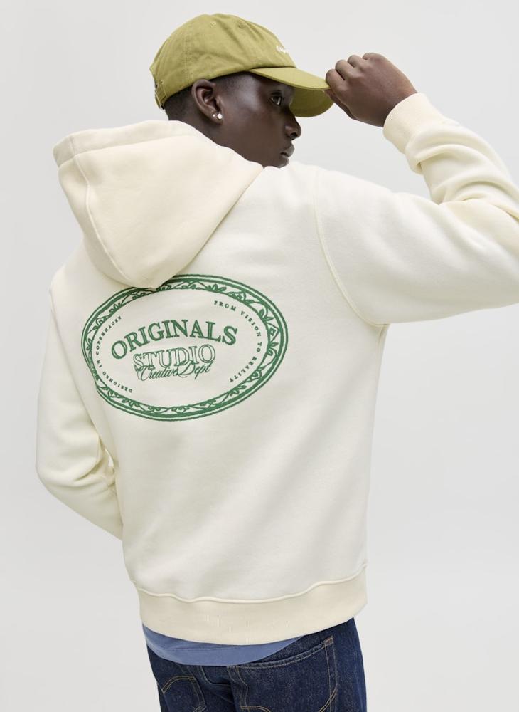 JACK & JONES Logo Regular Fit Pullover Hoodie - Image 3
