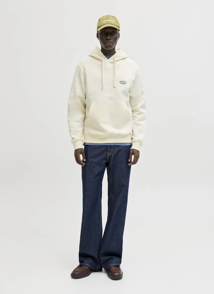 JACK & JONES  Logo Regular Fit Pullover Hoodie for Men | Best Price UAE