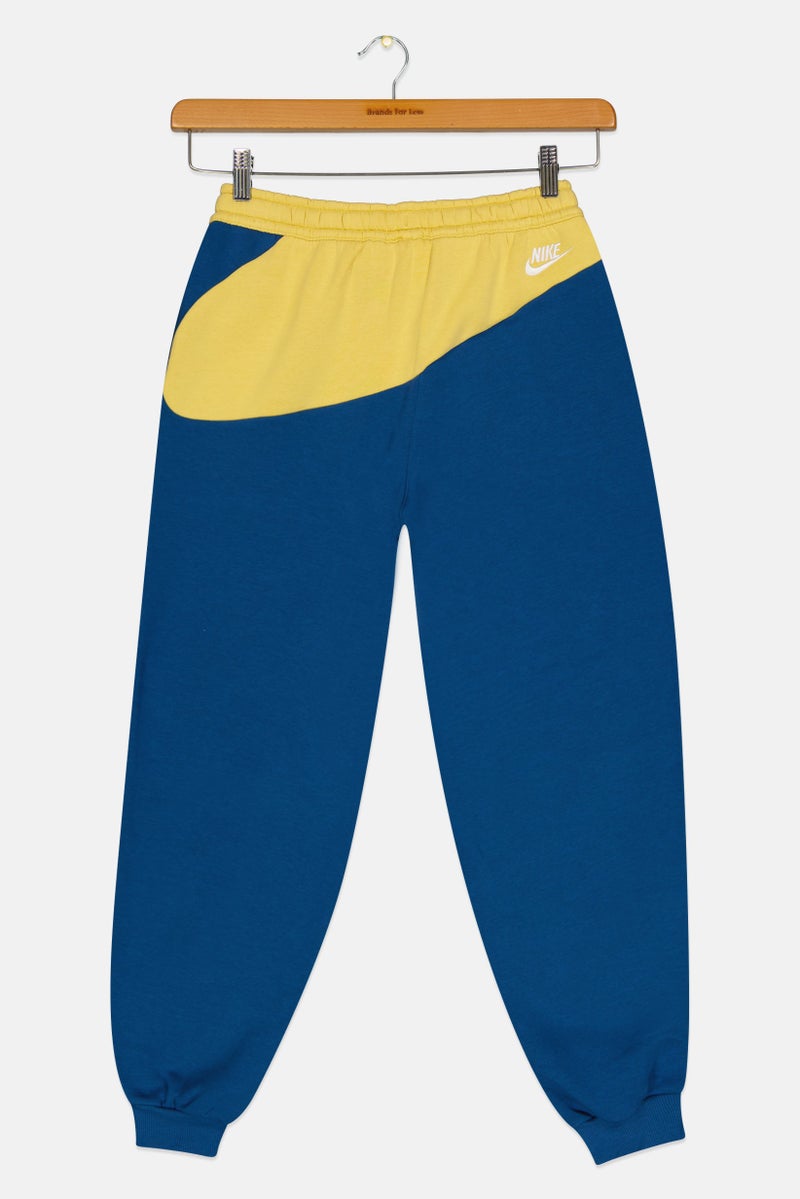 Nike سروال تدريب للأطفال الأولاد بشعار العلامة التجارية، أزرق - Image 2