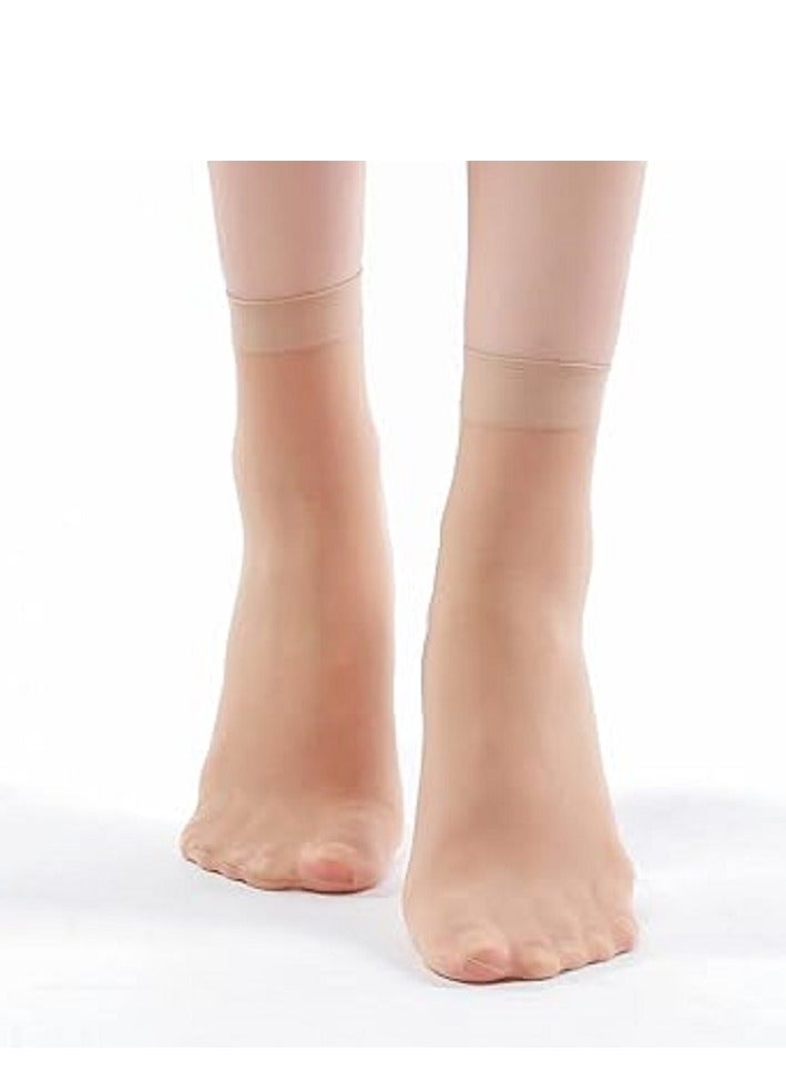 10 Pairs Sheer Nylon Ankle Short Socks  - Image 5