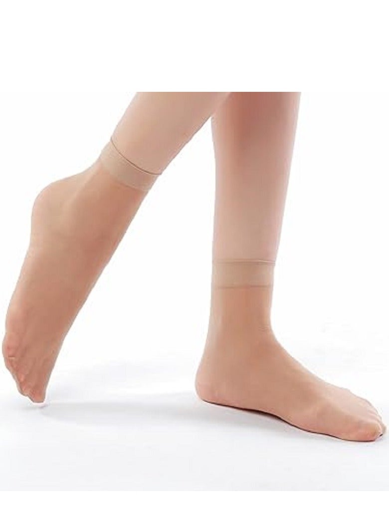 10 Pairs Sheer Nylon Ankle Short Socks  - Image 4