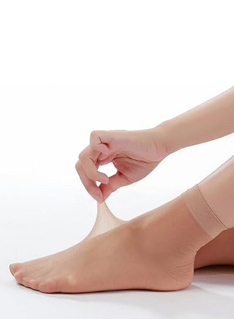 10 Pairs Sheer Nylon Ankle Short Socks  - Image 2