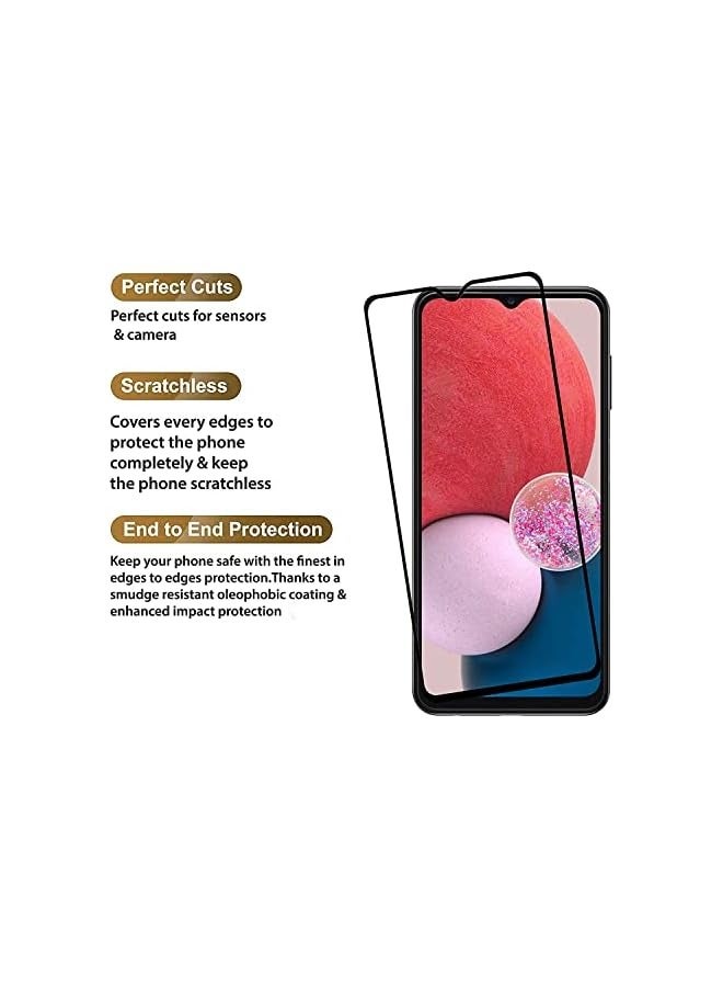 Jetech Glass for Galaxy A13 / A23 / M23 / M33 / M13 / F23 Screen Protector Glass Full Glue Edge-to-Edge Protector for Galaxy A13 / A23 / M23 / M33 / M13 / F23 - Image 4