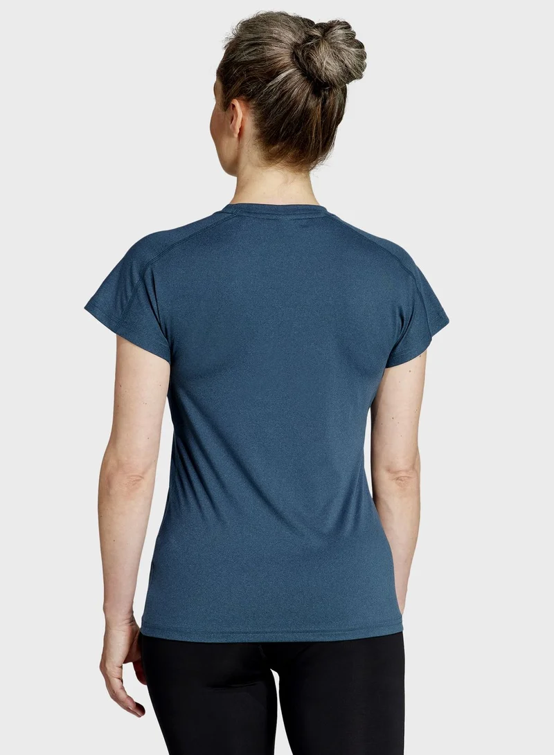 Adidas Aeroready Train Essentials Minimal Branding V-Neck T-Shirt