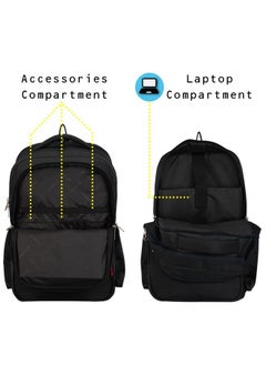 Cosmus Atomic Dx 3 Compartment Large Laptop Bag - Black Polyester Waterproof Laptop Backpack - pzsku/ZC5719AF7CD5A95A0F428Z/45/_/1737806372/18ee68fa-926f-4e47-9c2c-be39fae1d4e3