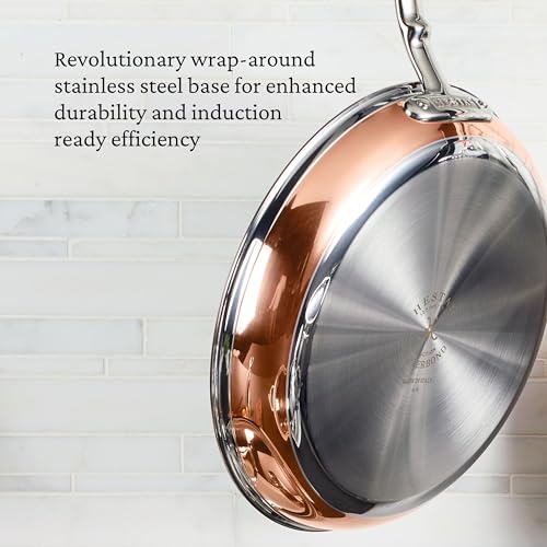 Hestan - CopperBond Collection - 100% Pure Copper Frying Pan, Induction Cooktop Compatible, 11-Inch - Image 4