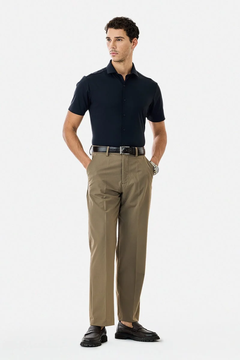 Snitch Navy Stitchless Technical Stretch Shirt for Men | Best Price UAE
