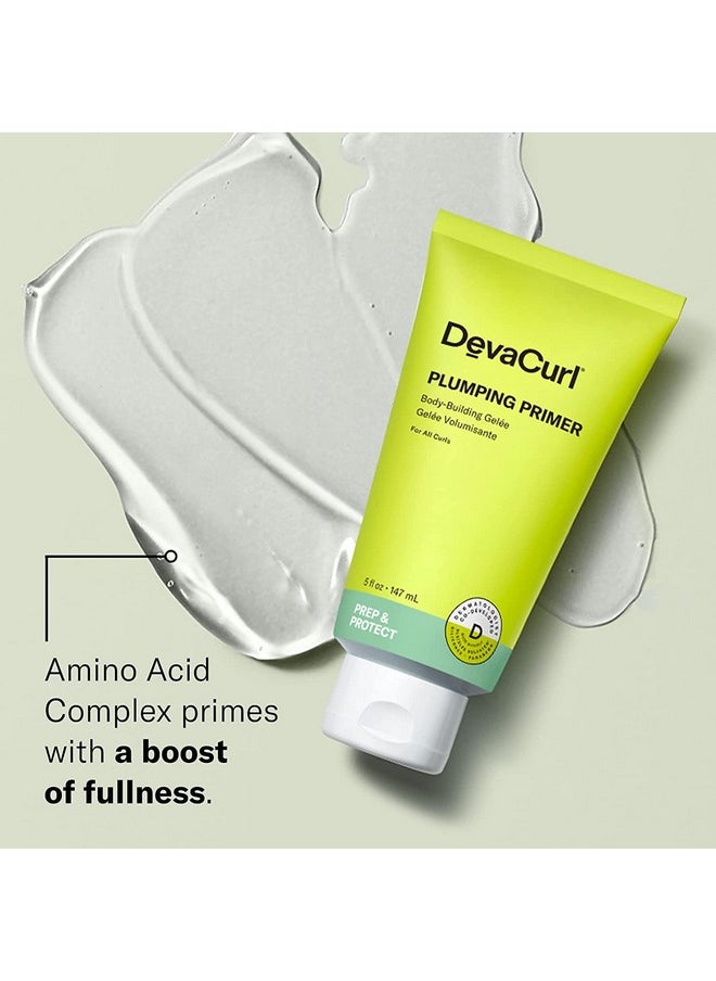 DevaCurl - Plumping Primer Body-Building Gelée, Cozy Getaway, 5 Fl. Oz. - Image 1