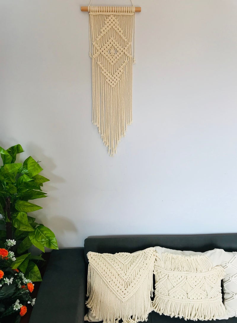 Decor Macramé Wall Hanging 75*25 Cm - Image 3