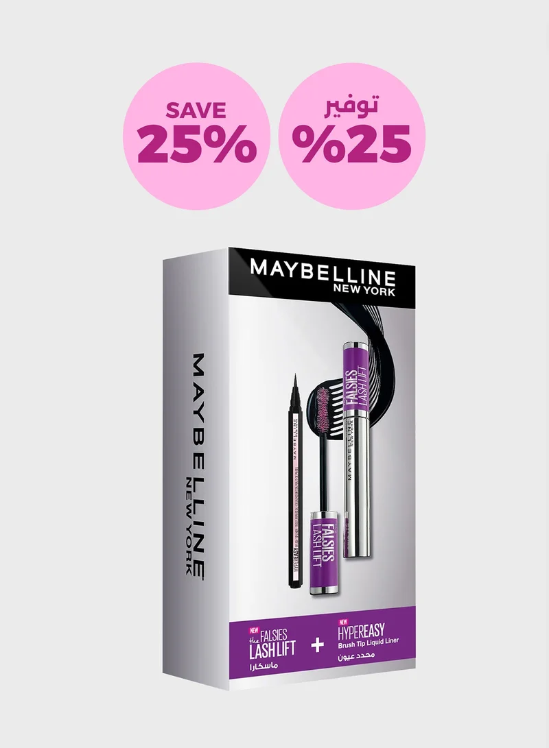 MAYBELLINE NEW YORK Falsies Mascara +  Hyper Easy Set, Saving 25%