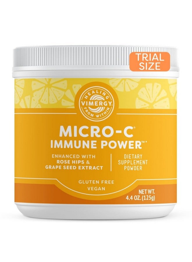 Vimergy Micro-C Immune Power TM* - Travel Size, 69 1000mg Servings - Gentle Form - Antioxidant Phytonutrients - Immune & Nerve Support - Benefits Bone & Cartilage - Gluten-Free, Kosher, Vegan (125g) - Image 1