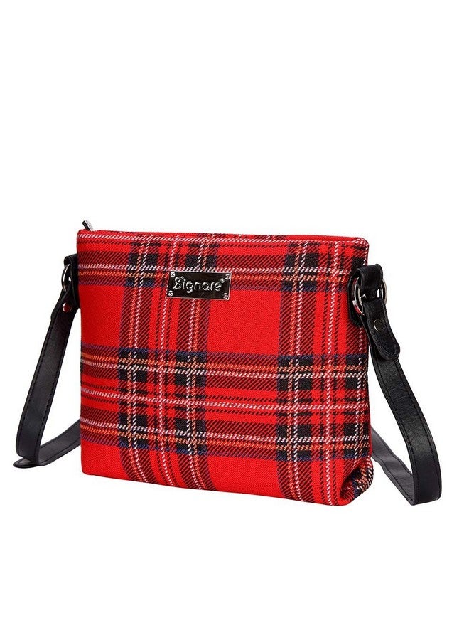Signare Tapestry Crossbody Bag Shoulder Purse For Women In Red Royal Stewart Tartan Design (Xb02Rstt) - Image 2
