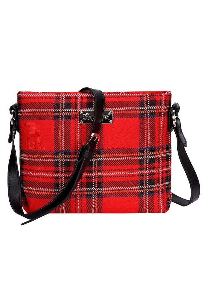 Signare Tapestry Crossbody Bag Shoulder Purse For Women In Red Royal Stewart Tartan Design (Xb02Rstt) - Image 3