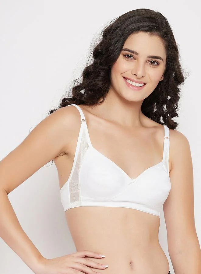 Clovia Non-Padded Non-Wired Full Coverage T-shirt Bra - Cotton