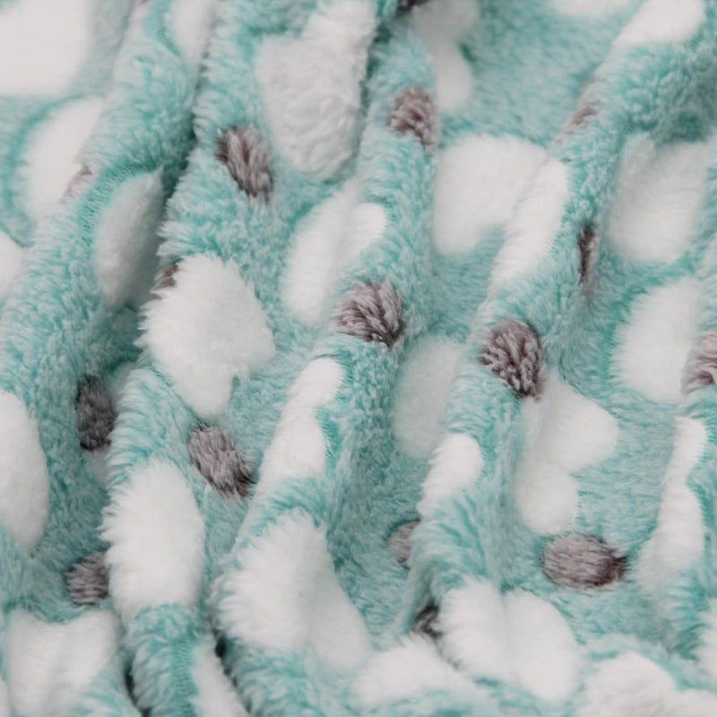 SORKUT 1 Pack 3 Puppy Blankets Super Soft Warm Sleep Mat Love Print Blanket Fluffy Fleece Pet Blanket Flannel Throw Dog Blankets for Small Dogs Puppy Dogs Fluffy Cats,Mix Love-Small(23"x15") - Image 5