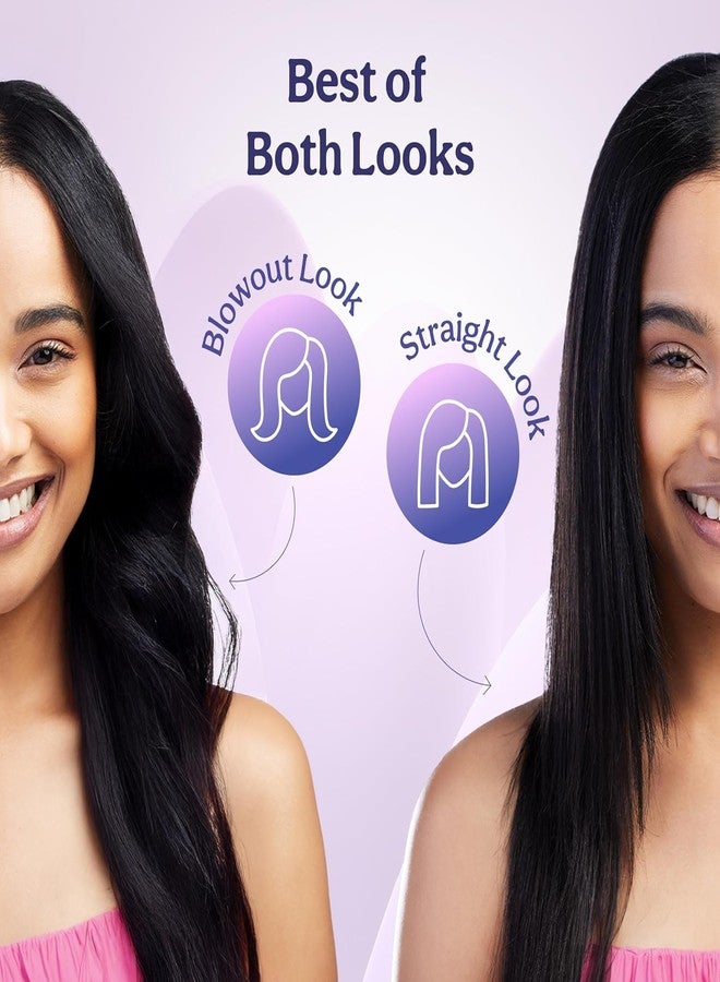 Caresmith Bloom Heated Round Brush | 2 in 1 Thermal Brush with Straightening and Blowout Styling | Professional Hair Styling Tool | Hot Air Brush Replacement | Hair Styler Complete Set - Image 5