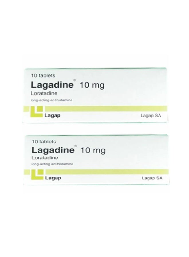 Lagadine 10 mg Tablet 10’s (Twin Pack)