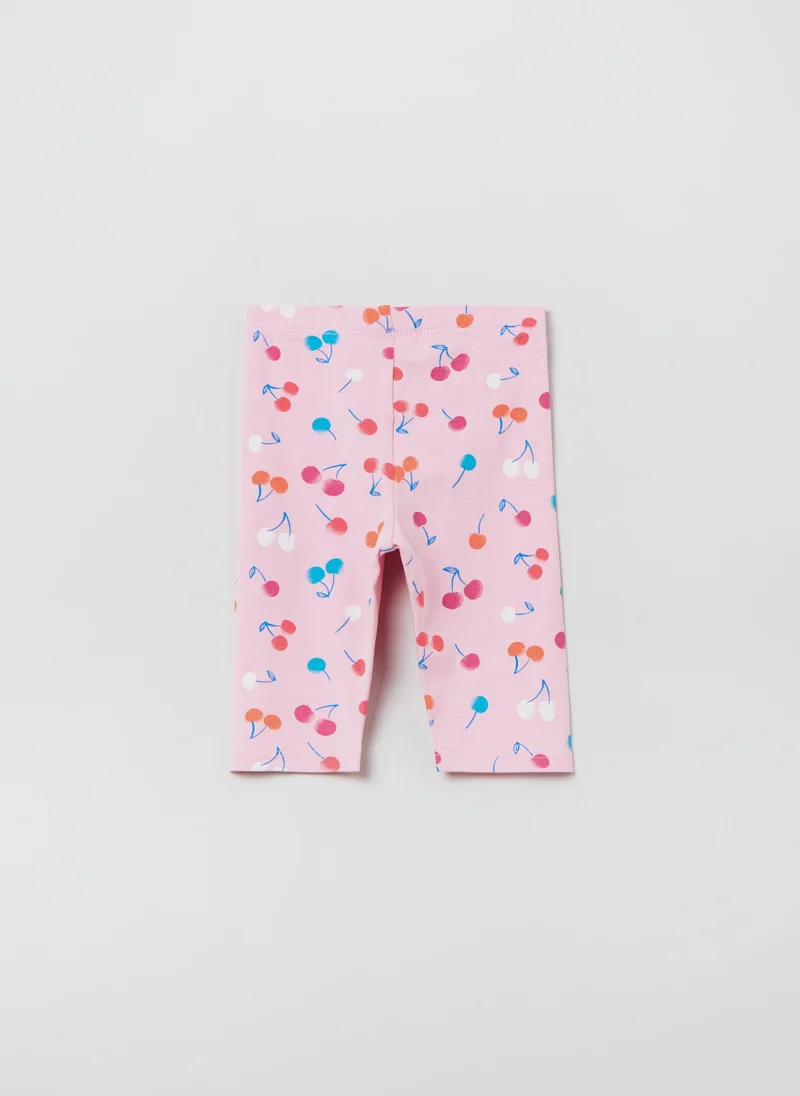 او في اس OVS Jersey Leggings With Print