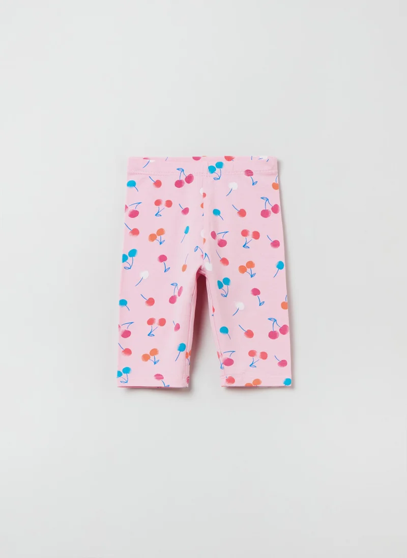 او في اس OVS Jersey Leggings With Print