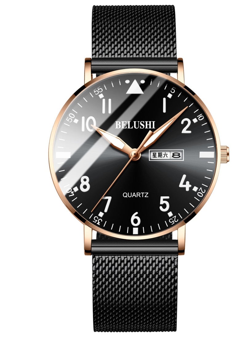 Belushi Men's Fashion Business Quartz Watch 