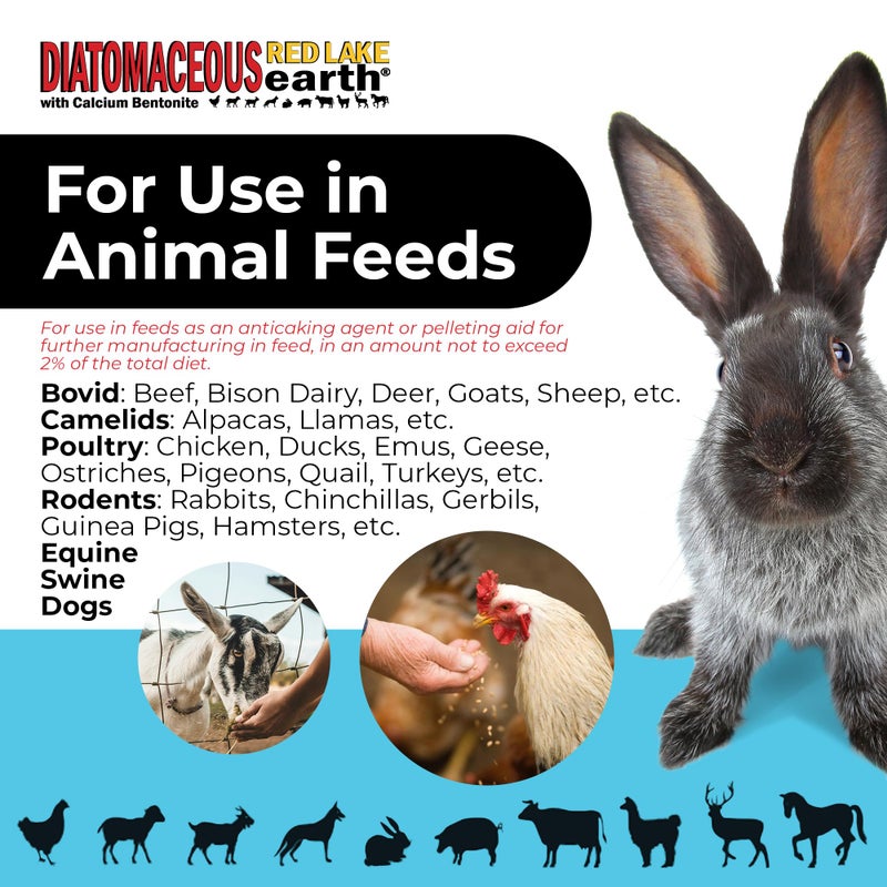 Progressive Planet Red Lake Earth Animal Feed Additive, 20lbs - Natural Diatomaceous Earth with Calcium Bentonite for Poultry & Livestock - Prevents Caking, Improves Feed Flow & Maintains Fresh Feed - Image 4